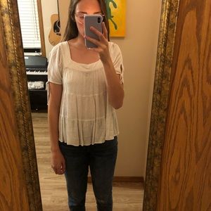 Maurices polka dot blouse